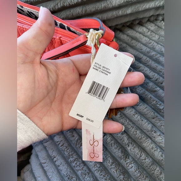 NWT Jessica Simpson coral crossbody - Picture 7 of 12